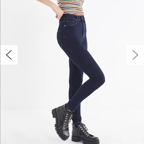 BDG Twig High-Rise Skinny Jean - Dark Wash - Picture 2 of 6